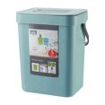 thumbnail image 1 of Youkk Sturdy And Durable Wall Mounted Trash Cans For Clean Household Environment Grayish blue 3L, 1 of 6