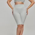 thumbnail image 2 of Timegard Rompers for Women 1 Piece Short Sleeve Round Neck Drawstring Short Jumpsuit Summer Casual Comfy, 2 of 3