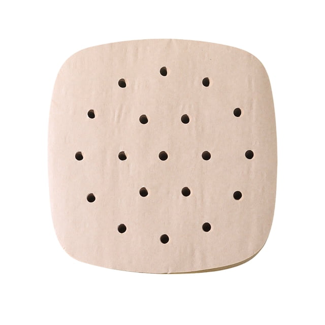 Harpily 50 % de Rabais Clair! Papier Jetable pour Friteuse à Air Chaud Papier pour Friteuse à Air avec Trous Papier Huilé en Silicone Double Face Papier Alimentaire Anti-Graisse Papier pour Cuiseur Vapeur