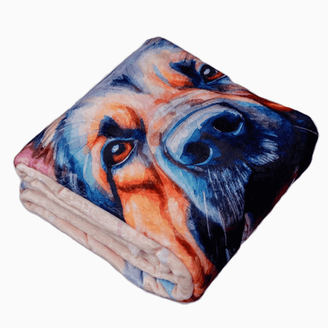 Pets, Paws and Ideas Couverture Imperméable pour Animaux de Compagnie pour Chiens et Chats, Protecteur Réversible pour Meubles, Lit et Canapé, Anti-Déversement, Lavable, Housse en Flanelle Sherpa Douce Motif Golden Retriever