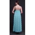 thumbnail image 4 of Bimba Robe Longue Décontractée pour Femmes en Blocs de Rayonne à Bretelles Spaghetti, Maxi Robe d'Été - Petit, 4 of 5