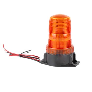 funtasica Generic Warning Light 15W LED Strobe Light for 12V 24V Vehicle Tractor Truck yellow