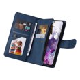 thumbnail image 5 of Case for Samsung Galaxy S20 Plus 5G Cover Zipper Pocket Wallet Case Magnetic Protective - Blue, 5 of 5