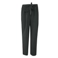 thumbnail image 4 of LSLJS Mode Femmes Couleur Unie Ceintures en Lin Droites Décontractées Pantalons Longs Pantalons, Pantalons de Survêtement pour Femmes, 4 of 4