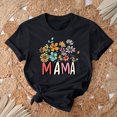 thumbnail image 4 of Meichang Mama Chemises pour Femmes Rétro à Fleurs Mama à Lettres Imprimées T-Shirt Fête des Mères Manches Courtes Col Rond T-Shirt Graphique Maman T-Shirt Décontracté Hauts, 4 of 7
