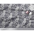 thumbnail image 3 of Soimoi Crepe Silk Fabric Leaves & Floral Block Print Sewing Fabric Yard 42 Inch Wide, 3 of 3