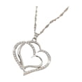 thumbnail image 1 of Heart Necklace for Couples,Peach Heart Shaped Necklace Earring Set,Earring and Necklace Set, 1 of 7