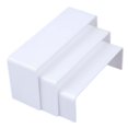 thumbnail image 2 of DOLITY 3 Pcs Présentoir en Acrylique Présentoir Rack Support Étagère Multi-Niveaux Multifonctionnel Blanc, 2 of 9