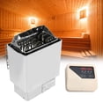thumbnail image 2 of 4.5KW 220V Stainless Steel Bathroom Heating Sauna Steam Engine Stove Heater with Internal Controller, 2 of 6