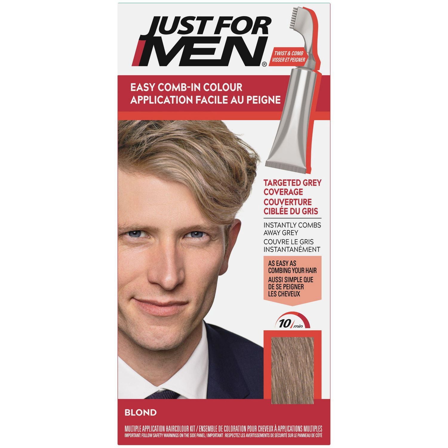 Just For Men Application Facile au Peigne Blond A-10