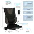 thumbnail image 1 of ObusForme Backrest Support Driver's Seat Cushion with Heat and Massage, 1 of 4