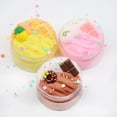 thumbnail image 3 of EIMELI Fluffy Doughnut Chocolate Cream Brushed Sime Putty Clay Soft Squishies DIY Toy, 3 of 10