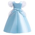 thumbnail image 3 of EGNMCR Robes de Soirée pour Femmes, Robes Formelles pour Femmes, Robes de Cocktail pour Femmes Robe Fille Robe Tout-Petit Fille Tulle Dentelle Maille Nœud Volants Robe de Fête d'Anniversaire Longues Robes Robe Fille, 3 of 8