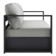 thumbnail image 3 of Modway Tahoe Outdoor Patio Powder-Coated Aluminum 3-Piece Set in Gray Gray, 3 of 10