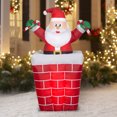 thumbnail image 2 of Christmas Airblown Pop Up Santa, 2 of 6