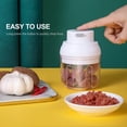 thumbnail image 3 of Mini Electric Garlic Chopper Multi-Function Food Chopper Usb Charging Wireless Garlic Grinder Mincer Cutter For Chopping Vegetables Fruits Onions Garlics Salad Boneless Meat, 3 of 6