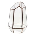 thumbnail image 2 of Irregular Glass Geometric Terrarium Box Flower Pot Fern D3.94 x 3.94 x 5.9 inch, 2 of 7