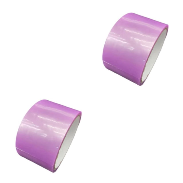 Transemion Creative Sticky Ball Rolling Tape Decorative Game DIY for Party Children Purple 6 x 10m 2Set