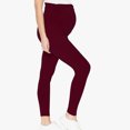 thumbnail image 3 of EGNMCR Leggings pour Femmes Mode Décontractée pour Femmes Tempérament Uni Micro Pull Ajusté Pantalon Évasé Pantalons, 3 of 5