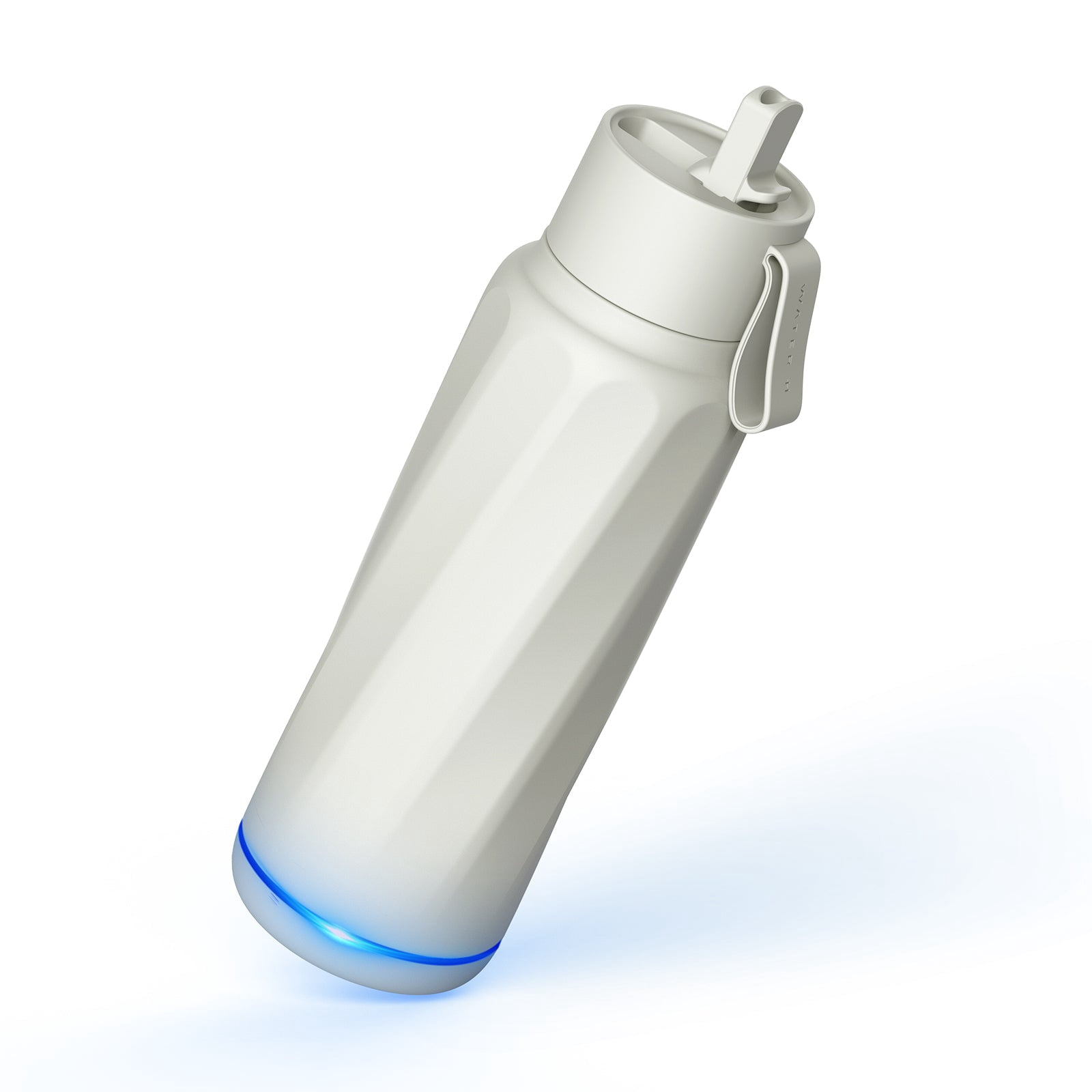 WaterH Vita White - 18oz Insulated Smart Water Bottles with TDS sensor & Free Hydration APP