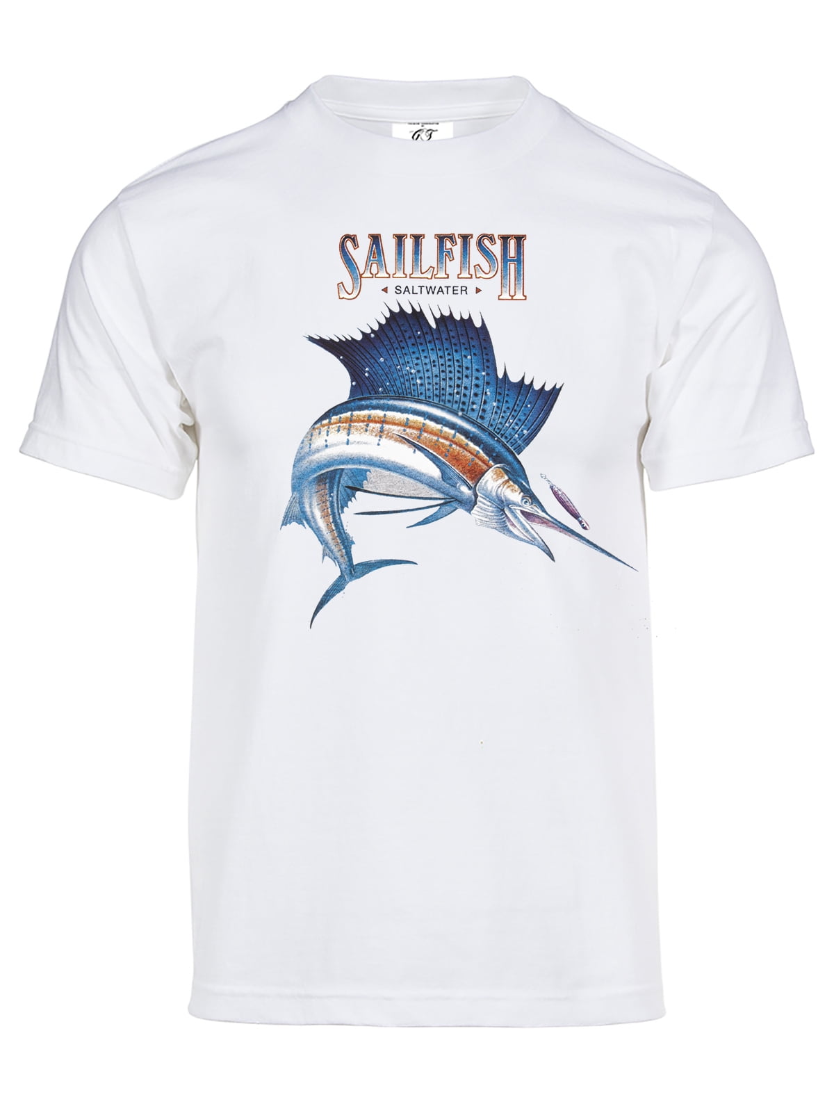 Gravity Trading T-Shirt à Manches Courtes pour Homme avec Voile de Mer - Blanc - G