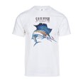 thumbnail image 1 of Gravity Trading T-Shirt à Manches Courtes pour Homme avec Motif de Poisson-Voile - Blanc - P, 1 of 1