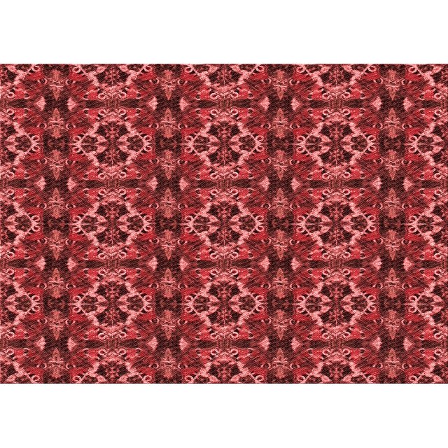 Ahgly Company Tapis Rectangulaire Lavable en Machine Intérieur Transitionnel Rouge Canneberge, 6 Pieds x 9 Pieds