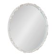 thumbnail image 1 of Kate and Laurel Brynley Decorative Wall Mirror, White 24" Diameter, 1 of 9