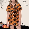 thumbnail image 2 of WEAIXIMIUNG Ensemble de Pyjama à Manches Courtes et Col Boutonné Imprimé pour Enfants 2-3 Ans, 2 of 4