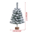 thumbnail image 2 of B Flocked Artificial Christmas Tree Style B, Snowy Frosted Tips For Holiday Home Decor, Festive Indoor Tree For Living Room, Office, Party Decoration, 2 of 3
