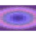 thumbnail image 1 of Ahgly Tapis Rectangulaire Lavable en Machine Intérieur Transitionnel Violet, 2 Pieds x 4 Pieds, 1 of 7