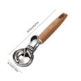 thumbnail image 3 of Stainless Steel Serving Spoon, Ice Cream Scoop with Trigger, Multipurpose Kitchen Utensil for Fruits, Cookies, Melon Balling, Easy Release, 3 of 6