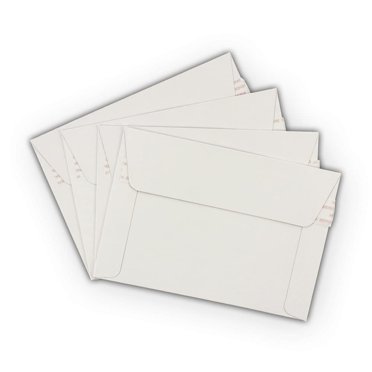 250 EcoSwift 6.5 x 4.5 Enveloppes Rigides pour Photos en Carton Blanc Auto-Scellantes