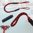 thumbnail image 4 of FLOODKING 2-Pack Mooring Ropes 2.5FT - Bungee Dock Lines with Bumper for Kayaks, Boats, Jet Skis, 4 of 6