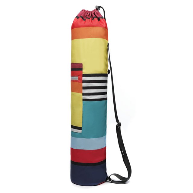 Yoga Mat Bag Multiuse Creative Canvas Fitness Mat Bag Exercise Mat Bag for Sport