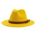 thumbnail image 1 of Fedora Adjustable Breathable Felt Men Vintage Style Hat for Hiking, 1 of 9