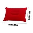 thumbnail image 3 of Z-889 Red Inflatable Plush Napping Pillow Rectangular Outdoor Camping Cushion Travel Comfort Pvc Material Pillow, 3 of 7