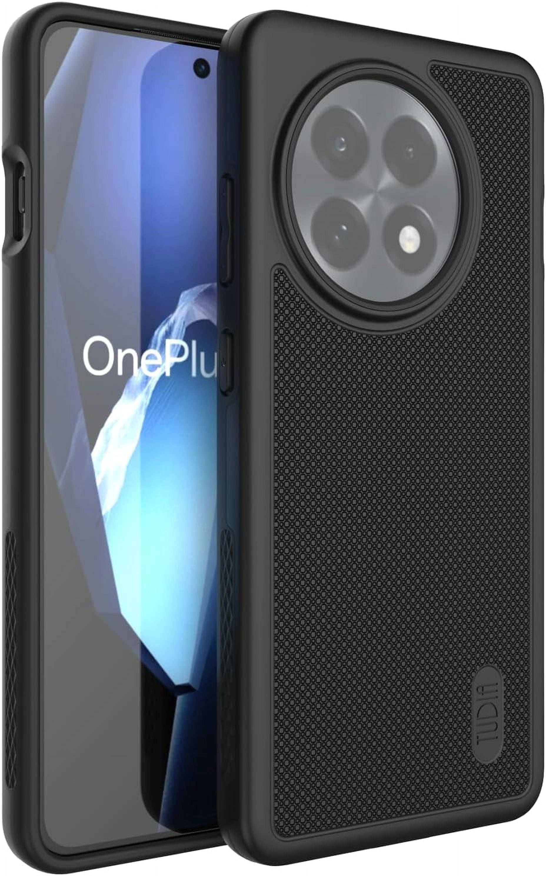 TUDIA MergeGrip OnePlus 13R Case 5G 2025 Dual Layer Heavy Duty Phone Cases - Black