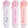 thumbnail image 3 of 3 Pcs Gomme Patte de Chat Dessin Animé Gomme Rétractable Kawaii Gommes Mignonnes Gommes Gomme Rétractable, 3 of 8