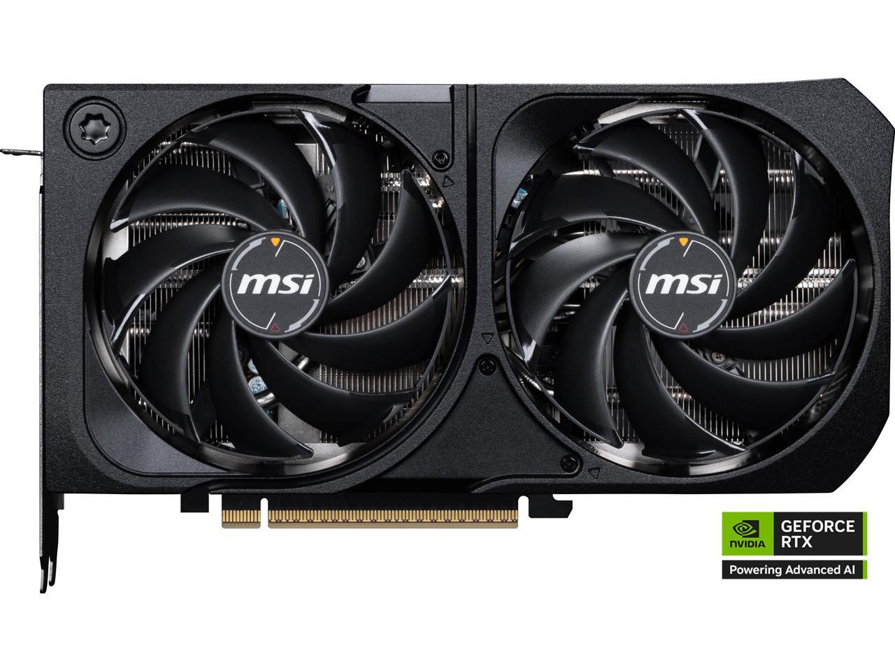 DGD　⑩ MSI GeForce RTX 5070 12G SHADOW 2X OC Graphics Card, 12GB GDDR7