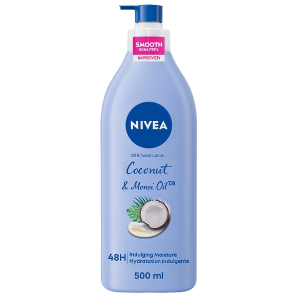 NIVEA Coconut & Monoi Oil Infused Body Lotion for Women, Non-Greasy, 500mL