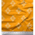 thumbnail image 1 of Soimoi Cotton Jersey Fabric Floral Block Decor Fabric Printed Yard 58 Inch Wide, 1 of 5
