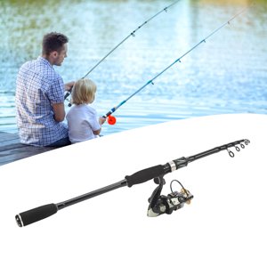 Fishing Rod and Reel Combo Set, 1145g 13.6kg Load Bearing Fishing Rods Set  for Beginners