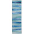 thumbnail image 1 of Janna 2' x 8' Washable Runner, Ivory and Blue, 1 of 6