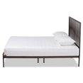 thumbnail image 4 of Baxton Studio Jeanette Black Finished Metal Queen Size Platform Bed, 4 of 8