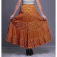 thumbnail image 3 of Bimba Jupes Maxi Imprimées Femmes Style Bohème Gitane Longue Jupe en Coton, 3 of 5