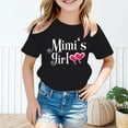 thumbnail image 2 of PMVFHDE Hauts Décontractés pour Fille Robe T-Shirt pour Filles T-Shirts Chemises pour Fille Grande Taille T-Shirts Mignons pour Fille T-Shirt Graphique Mignon pour Fille Col Rond Manches Courtes T-Shirt d'Été Décontracté Noir, 11-12 Ans, 2 of 5