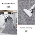 thumbnail image 4 of YUSAZENS 2 x 3 Modern Solid Area Rug Machine Washable, Non-Slip Low-Pile Door Mat for Entryway, Laundry, Soft Floor Mat for Home, Office, Living Room Gray, 4 of 6