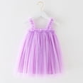 thumbnail image 1 of Cowsor Baby Girl Dress Flower Tulle Party Dresses Princess Pageant Birthday Wedding, 1 of 5