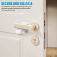 thumbnail image 3 of OUNONA Home Safety 8Pcs White ABS Door Handle Locks for Child Proofing, 3 of 8